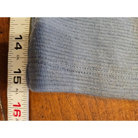 A new Day Pullover oversized XL blue ribbed texture wide sleeve - Picture 6 of 8